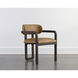Madrone Brown / Ludlow Sesame Leather Dining Armchair